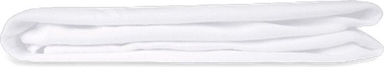 Kayori Shizu Molton Split-Topper-Spannbetttuch – 180 x 200–220 cm – Matratzenschoner – Bio-Baumwolle – Weiß