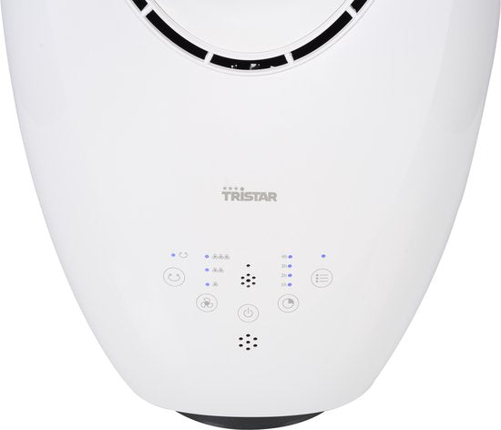 Tristar VE‑5717 kabelloser Ventilator – 60 W – 3 Stufen – Timer – Fernbedienung – Weiß