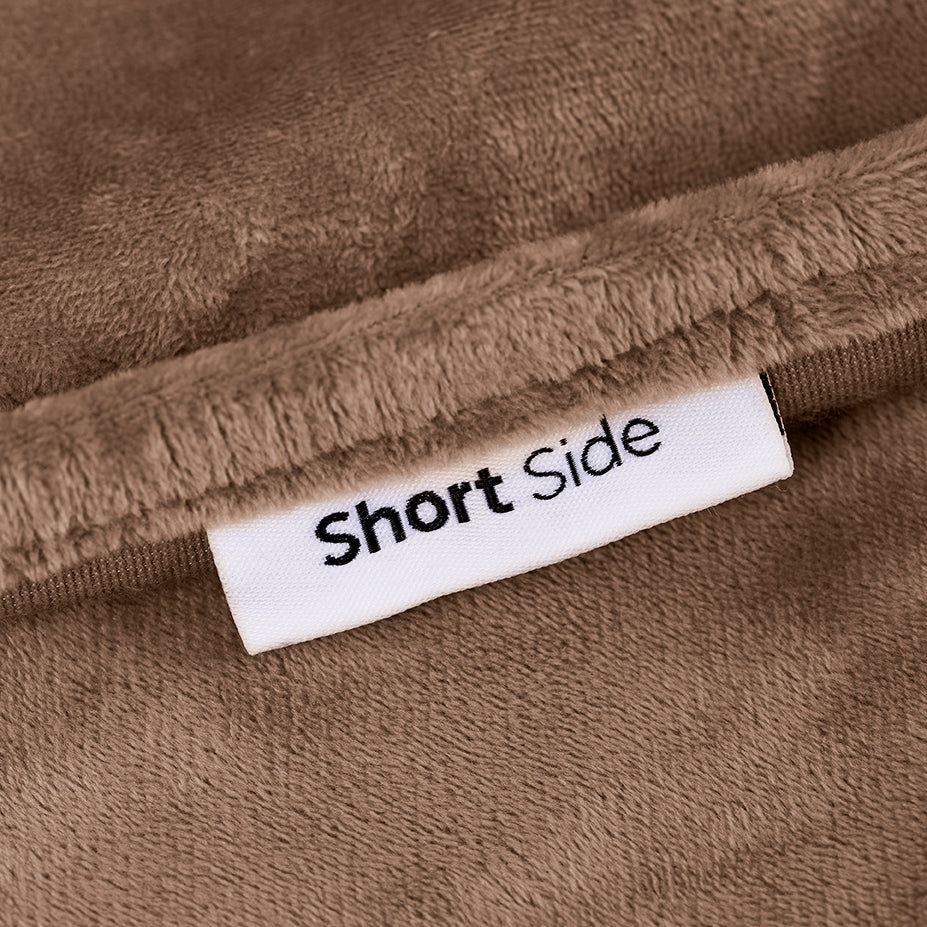 Sjumo Splittopper Spannbetttuch Seidenglatt - 200 x 210/220 cm - Zeitlos Taupe