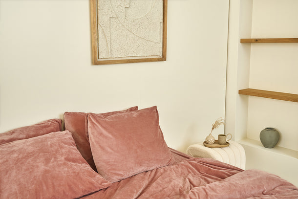 Sjumo Bettbezug - Seidenglatt - Blush Pink - 240 x 220 cm