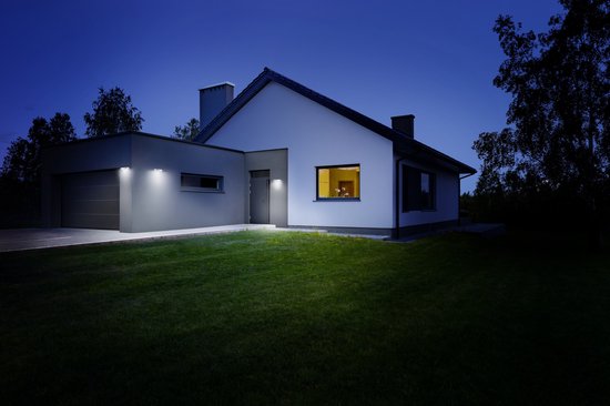 Steinel Solar-Außenleuchte mit Bewegungsmelder XSolar SOL-O S – solarbetriebene LED-Wandleuchte – Anthrazit