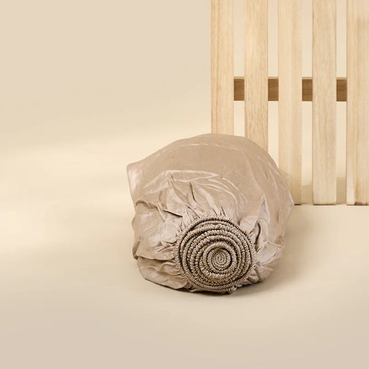 Sjumo - Tencel Satin Spannbetttuch - 180x200 cm - Honey Glow Tencel & Baumwollsatin - Hochglanz & Seidenweich - Antiallergisch & Atmungsaktiv - Komfort in Luxushotelqualität
