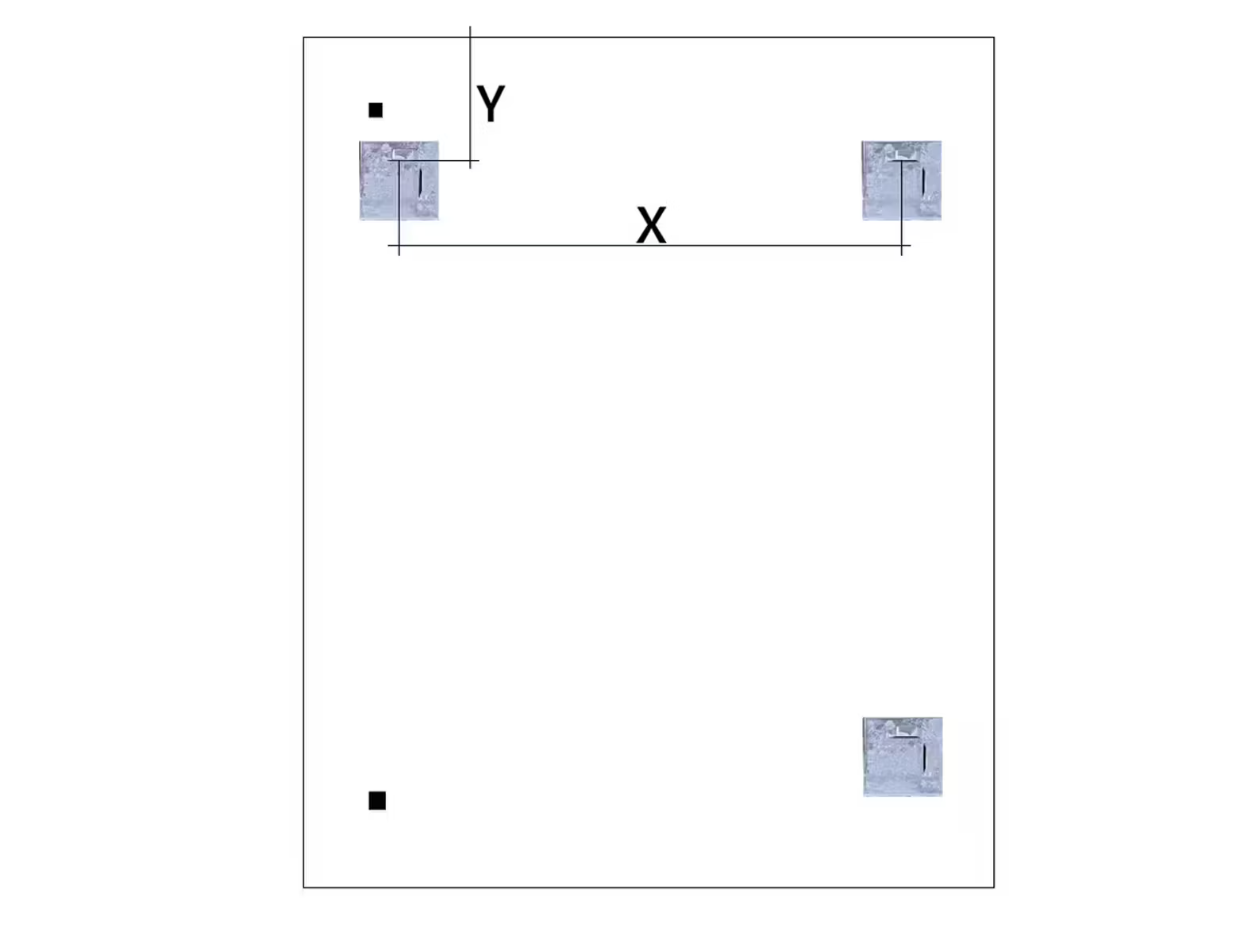 LoooX Luxus-Badezimmer-Spiegel mit LED-Licht - 80 x 65 cm