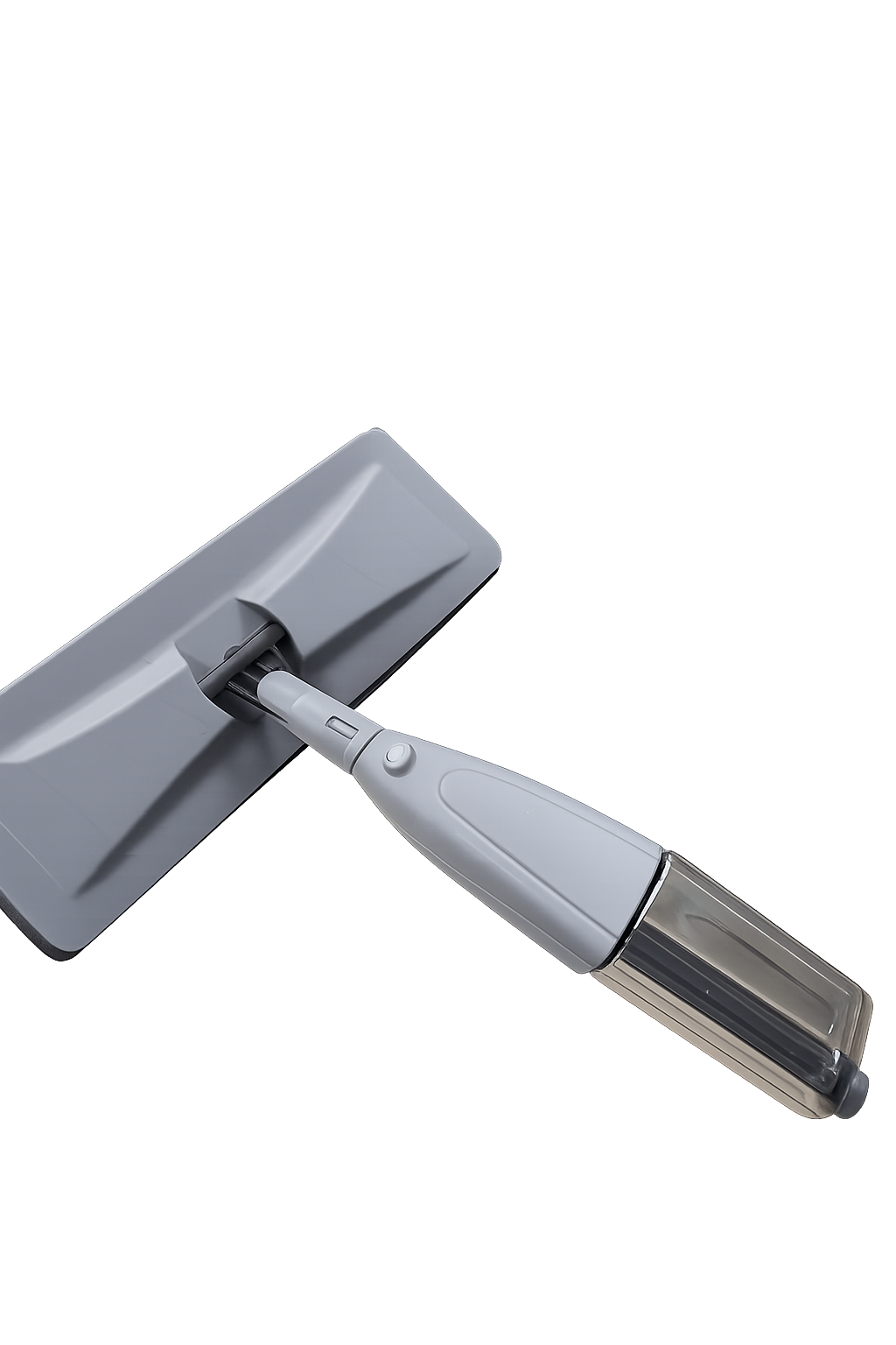 UltraClean Mikrofaser-Bodenwischer - Mit Spray - 118 cm - Grau
