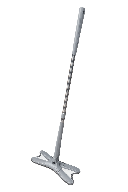 UltraClean Mikrofasermopp - 360° drehbarer Mopp - Easy Wring System - Grau - 107 cm