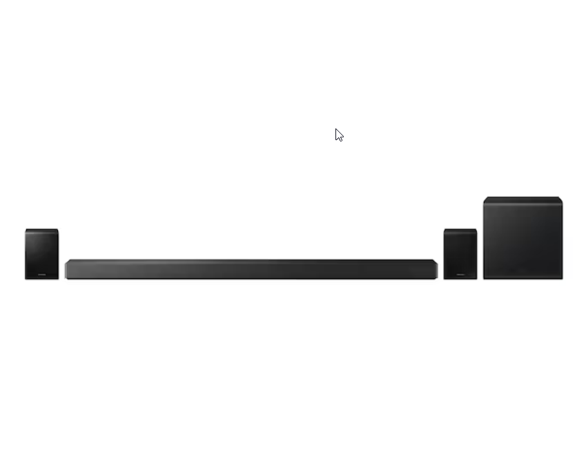 Samsung - HW-QS750F/XN Soundbar - Drahtlos Dolby Atmos - Schwarz