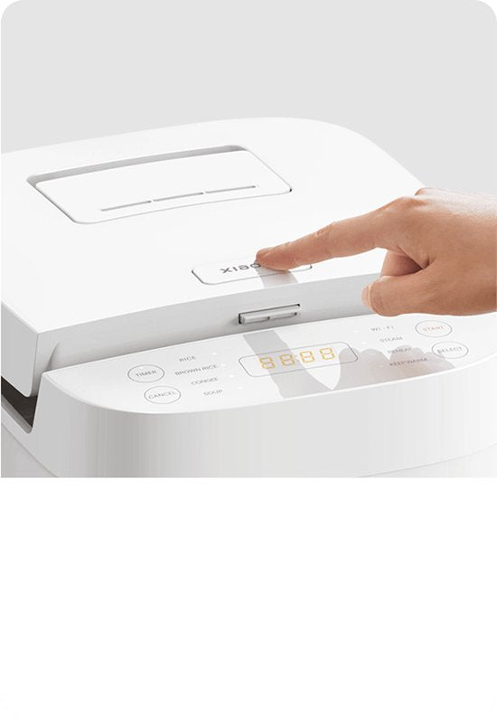 Xiaomi Multifunktionaler Reiskocher 4 l | Reiskocher | 10 Kochfunktionen | 30-Minuten-Schnellkochfunktion | 24-Stunden-Timer | 12 Stunden Warmhaltefunktion | Eierkocher