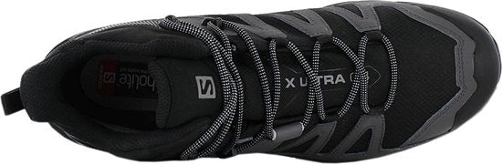 Salomon X ULTRA 4 MID Wide GTX – GORE-TEX – Herren-Wanderschuhe, Outdoor- und Trekkingschuhe, Schwarz 412946 – Größe EU 46 2/3, UK 11,5