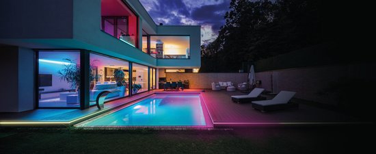 LEDVANCE Wand- und Deckenleuchte: für alle Oberflächen, NEON DIGITAL FLEX / 23 W, 22-...24- V, Abstrahlwinkel: 16-, RGB, Gehäusematerial: Silikon, IP44
