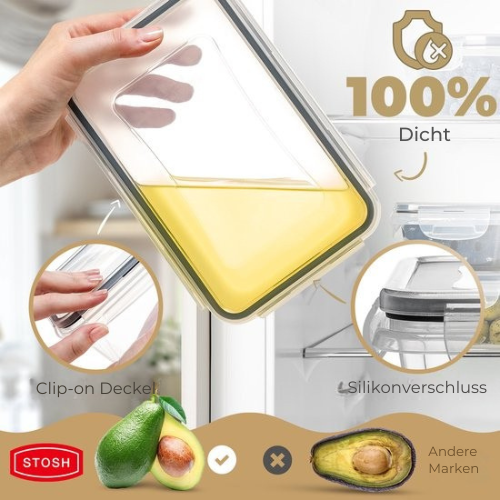 Stosh - Meal Prep Trays - Gefrierschalen - Lebensmittelbehälter - 16 Stück - BPA frei - Kunststoff