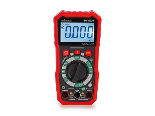 Velleman Universal Robustes Echt-Effektivwert-Digitalmultimeter - Kat Iii - 600 V - 8 Funktionen