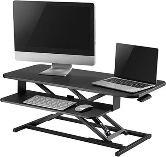 VDD Gaming - Sitz-Steh-Schreibtisch Stehhilfe ergonomisch - 95 cm breit