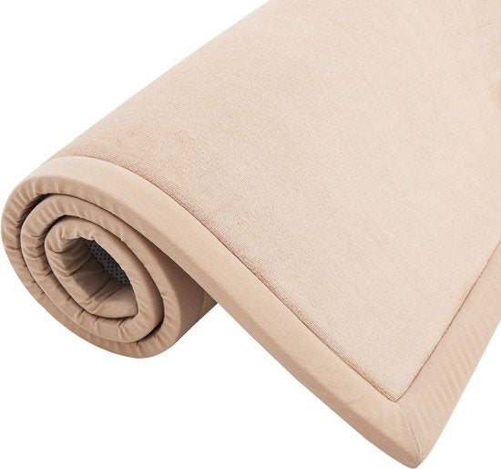 Samtweicher Spielteppich / Kinderteppich Maila - 200 x 150 cm - Beige