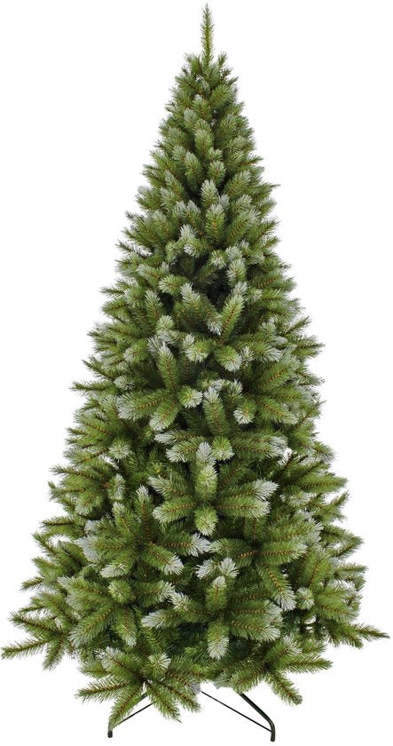 Triumph Tree Pittsburgh Kunstbaum Grün – Weihnachtsbaum mit üppiger Optik und 812 Zweigen – Weihnachtsdekoration für den Innenbereich – Rund mit Stecksystem – H 215 x Ø 117 cm
