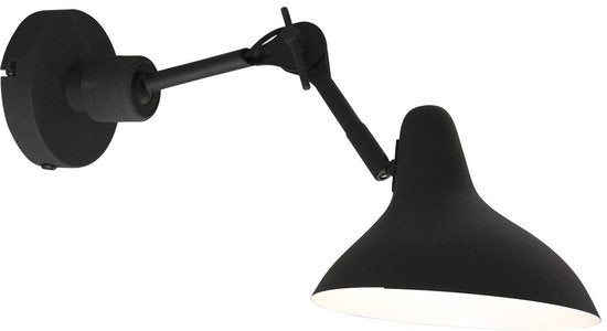 Wandleuchte Anne Light & Home Kasket – Schwarz