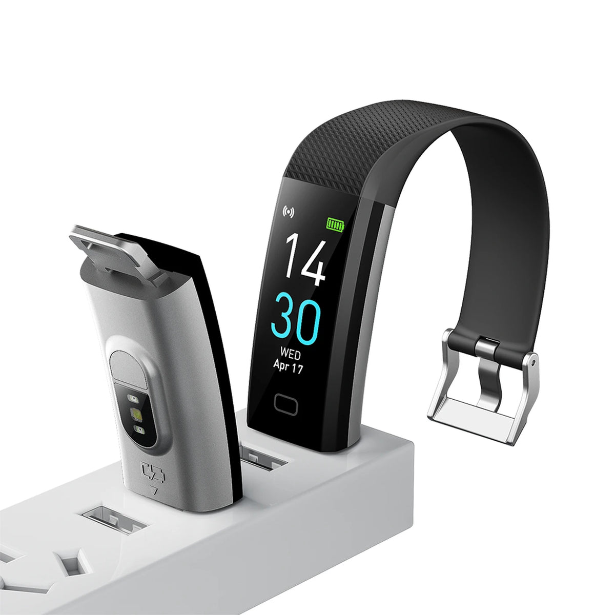 Fittek S5 Aktivitätstracker – Schwarz – 0,96" TFT, IP68, Bluetooth 5.3