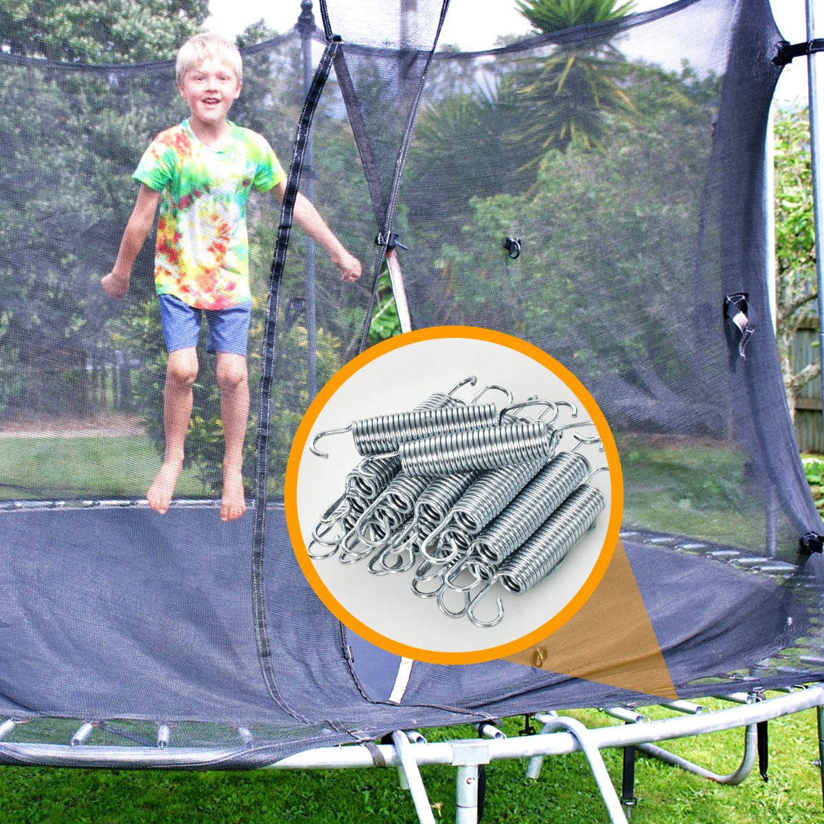 Coast Sprungfedern für Trampolin - 20 Stück - 14 cm - Edelstahl