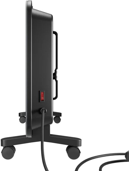 Konvektorheizung - Max. 2000 W - Schwarz - Für Wand- und Bodenmontage