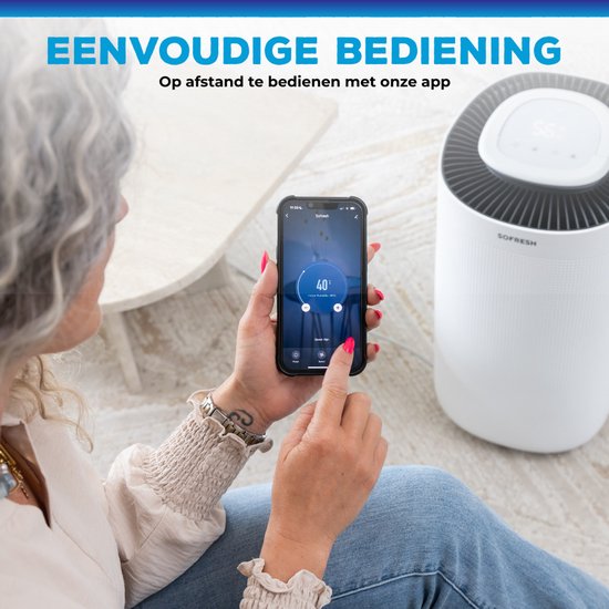 Sofresh Virgo 2-in-1 Luftentfeuchter und Luftreiniger – Kapazität 16 l – Weiß