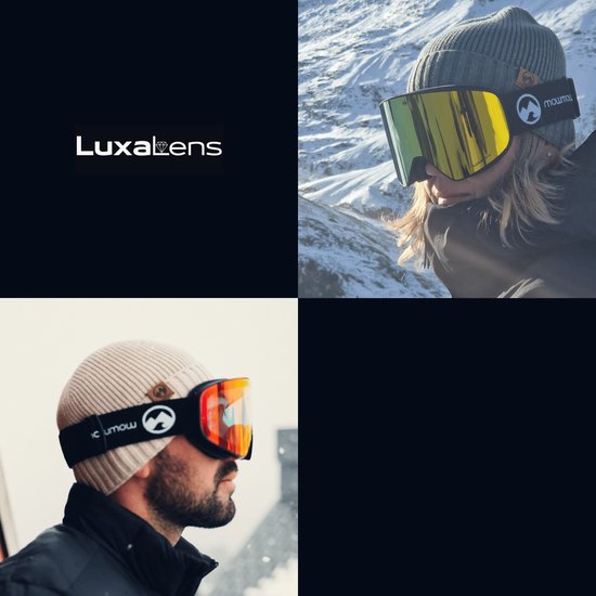 MowMow STEALTH Skibrille - Photochromatische Gläser - UV400 - Damen - Herren