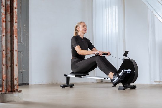 VirtuFit Stroker 100i Rudergerät - Rudergerät - Rudergerät für zu Hause - zusammenklappbar - Rudertrainer - 16 Widerstandsstufen