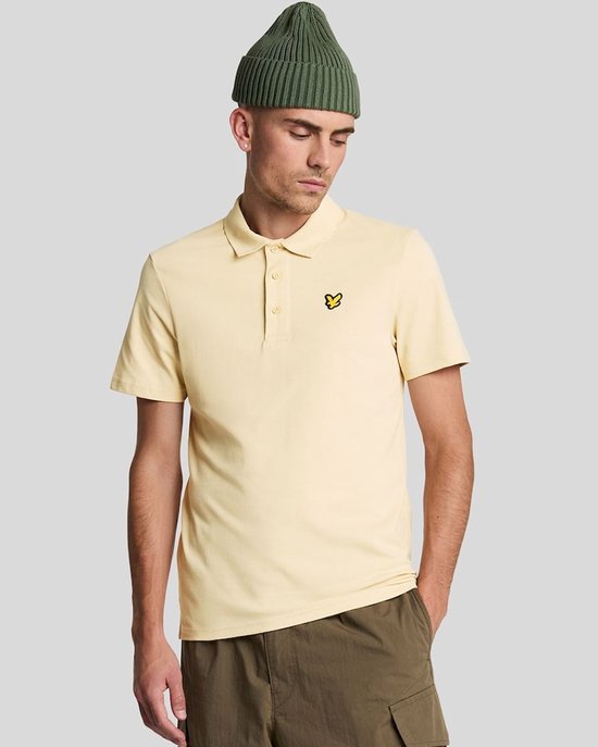 Lyle and Scott Sport SS Polo Herren Beige - Größe S