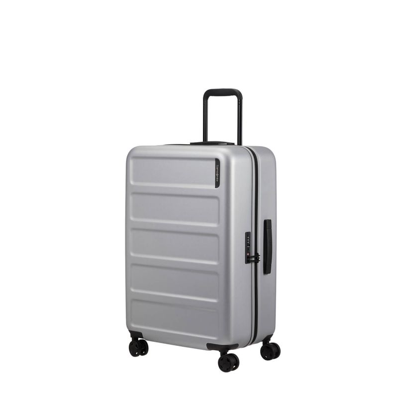 Samsonite Quadrix Hartschalenkoffer 68 cm Silber