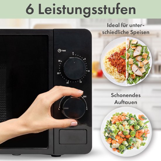 Clatronic MW 791 Schwarz Solo-Mikrowelle für die Arbeitsplatte 20 l 700 W