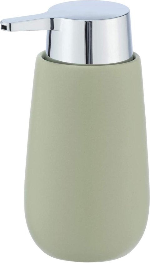 Wenko Seifenspender Badi 320 ml, Keramik, grün