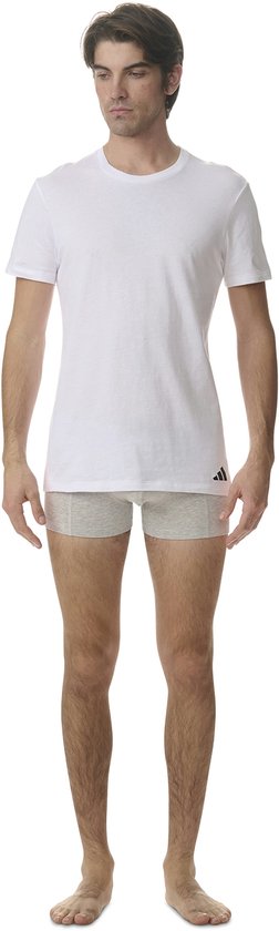 Adidas Sportswear – Active Core Cotton – Rundhals-Shirts – Herren-Unterhemd – Weiß – Größe M