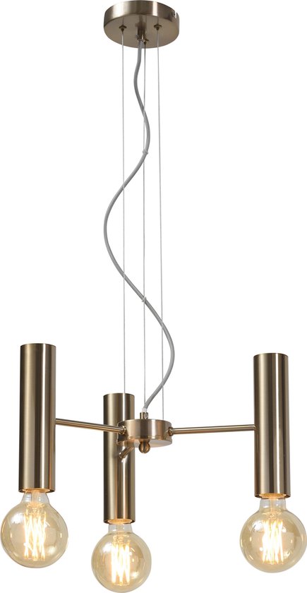 RoMi - Cannes - Kronleuchter 3-armig - Gold