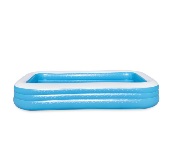 Bestway Familienpool, blau, rechteckig, 305 x 183 x 56 cm