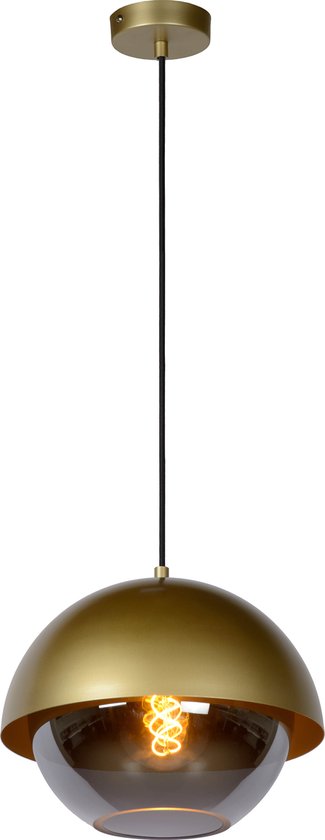 Lucide COOPER – Hängeleuchte – Ø 30 cm – 1xE27 – Mattgold / Messing