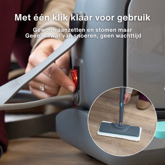 Achaté Dampfreiniger PRO - Leistungsstarker Reiniger für Teppiche, Böden und Flecken - tötet 99,9% der Bakterien