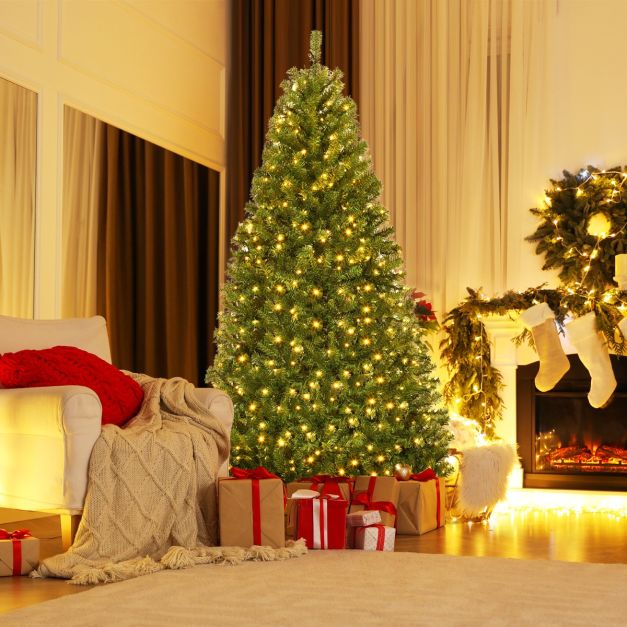 Weihnachtsbaum Küste - PVC - 500 LED-Lichter - 1570 Zweige - 210cm