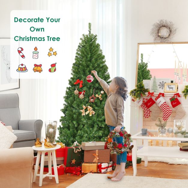 Weihnachtsbaum Küste - PVC - 500 LED-Lichter - 1570 Zweige - 210cm