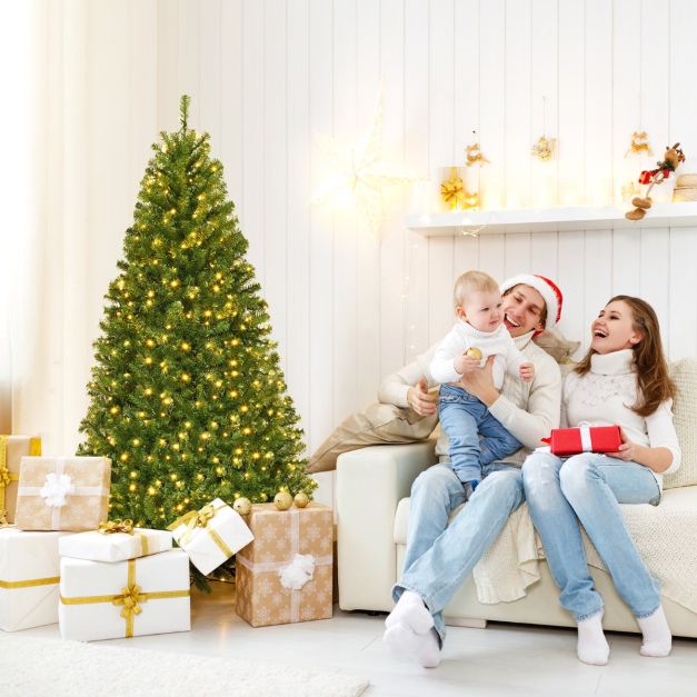 Weihnachtsbaum Küste - PVC - 500 LED-Lichter - 1570 Zweige - 210cm