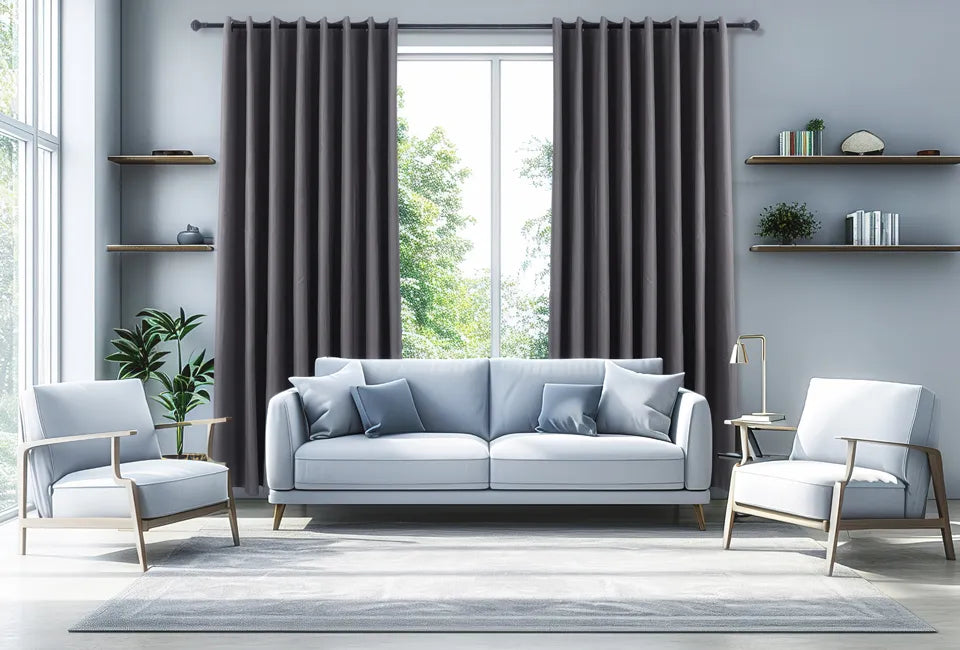 Home&Comfort Verdunkelungsvorhänge – 3-lagig – 95 % lichtundurchlässig – 150/300 x 250 cm