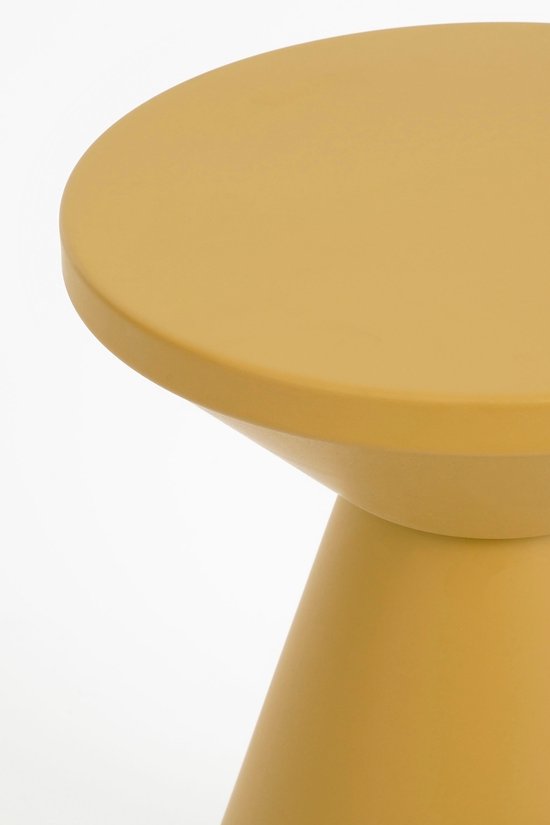 Jim Beistelltisch – H 45 x Ø 31 cm – Eisen – Ocker