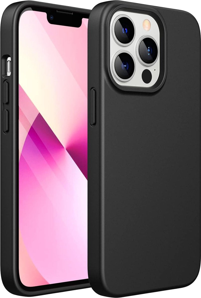 Podec iPhone 13 Pro Tasche & Displayschutzfolie - Schwarz - 14,7 x 7,1 x 1 cm