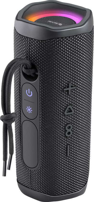 Denver Bluetooth-Lautsprecher, kabellos – Lichteffekte – Musikbox – AUX – TWS-Kopplung – BTV223B