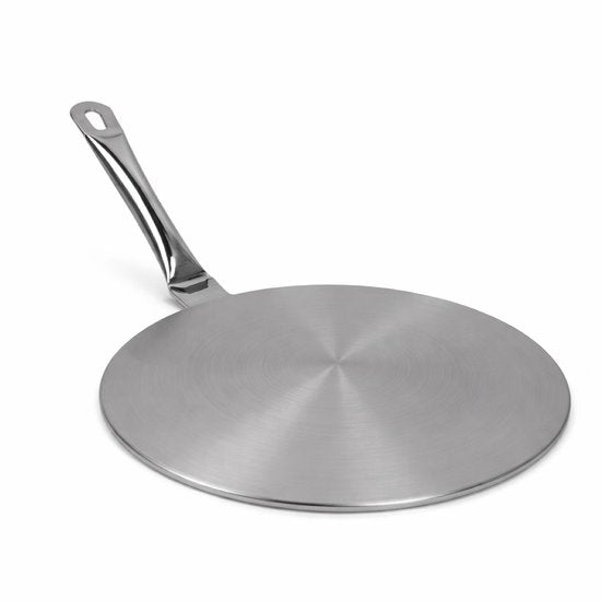 Induktions-Adapterplatte – 20 cm – Abnehmbarer Griff – Geeignet für nicht-induktionsgeeignete Töpfe