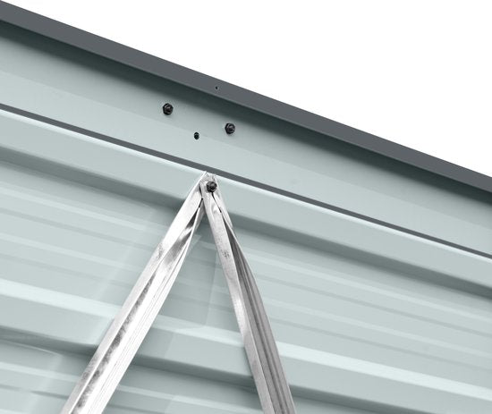 AXI Owen Metall-Containerverkleidung Anthrazit – Kliko-Verkleidung für 1 Abfallcontainer – max. 240 l – Gute Belüftung