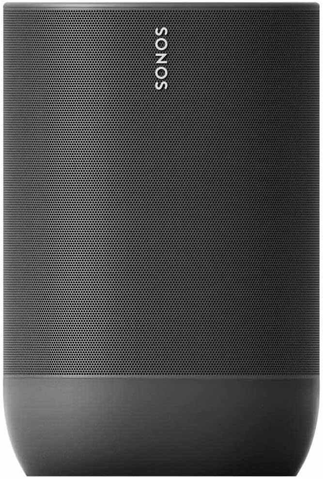 Sonos Move – kabelloser Smart-Lautsprecher – WLAN, Bluetooth und AirPlay 2 – IP56 – Trueplay – Alexa und Google Assistant