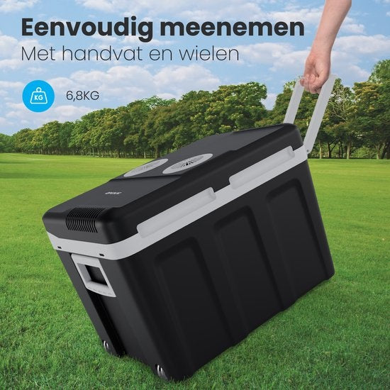 Auronic Electric Kühlbox - Kühlbox - 40L - 12V und 240V - Schwarz
