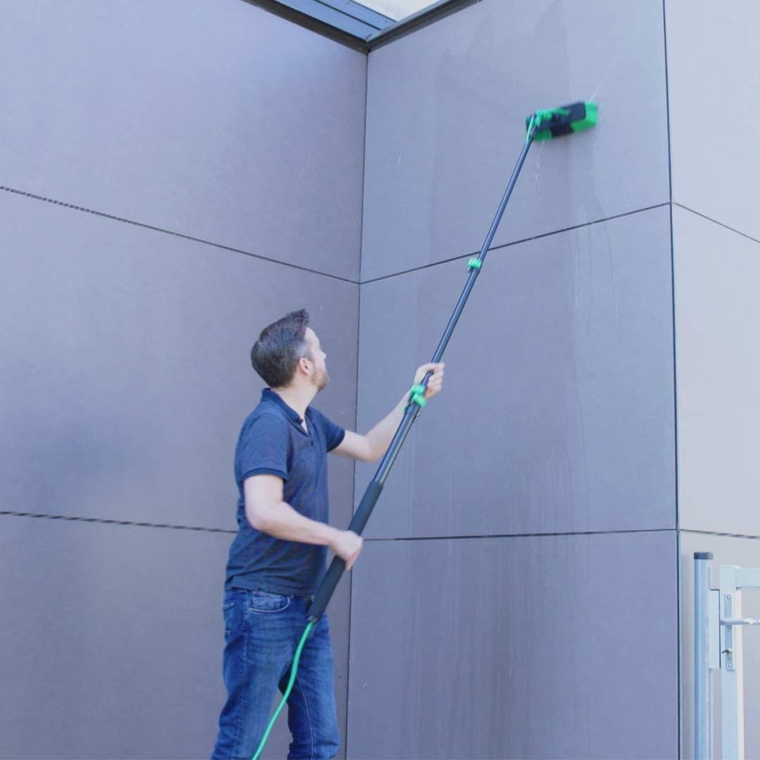Hammersmith AquaClean Deluxe Teleskop-Wassermopp – Ausziehbar und leicht – Inklusive Zubehör – Innovatives Design