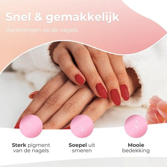 Moods Gellac 6-teiliges Set - Gel-Nagellack - 8ML - Little Bakery Edition - Nägel - Gel Polish Starter Pack - Chic Colours