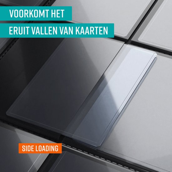 NAPI Toploader Pro Binder für 288 Karten - Premium Sammelmappe Toploader mit Reißverschluss - Sammelkartenmappe - 9 Fächer - Kunstleder - Schwarz