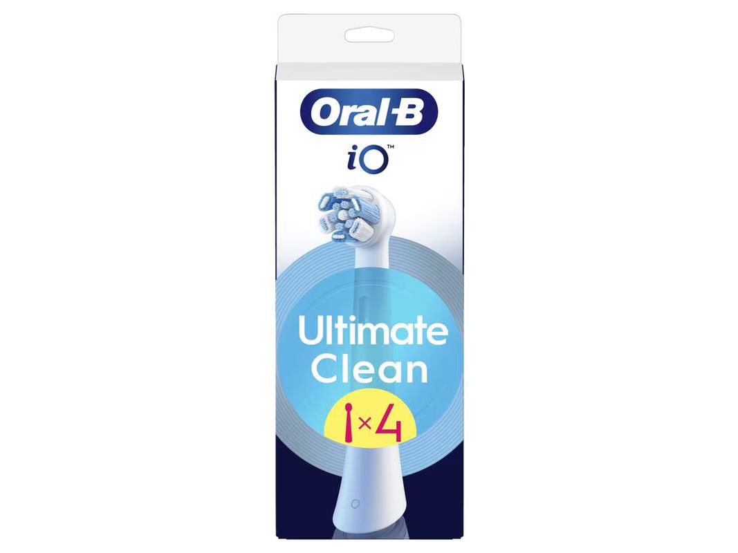Oral-B iO Ultimate Clean Aufsteckbürsten – 4 Stück – Weiß
