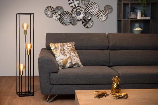 Lucide RUBEN – Stehlampe – 3xE27 – Schwarz